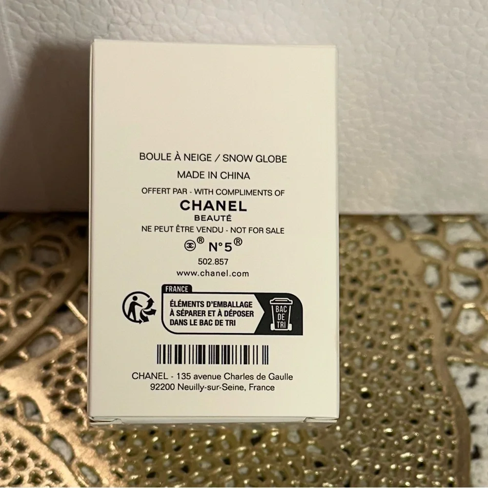CHANEL snow globe